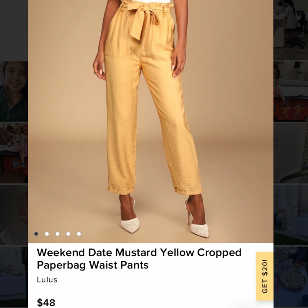 Lulu’s brown/orange dress pants